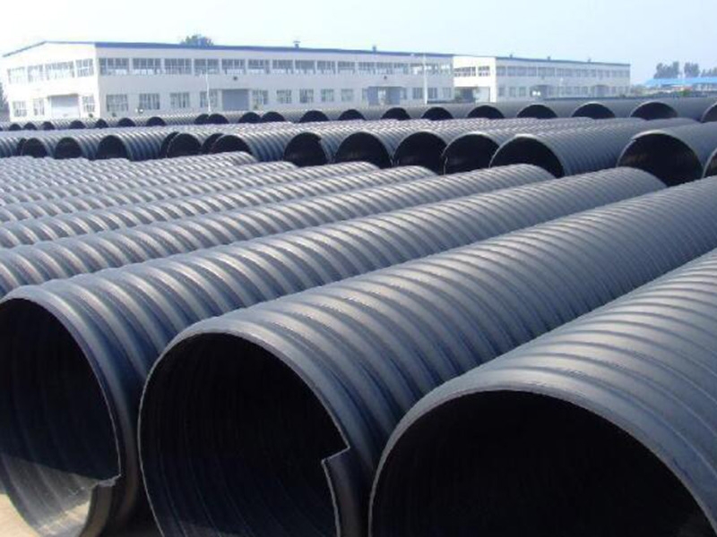 HDPE steel with spiral bellows